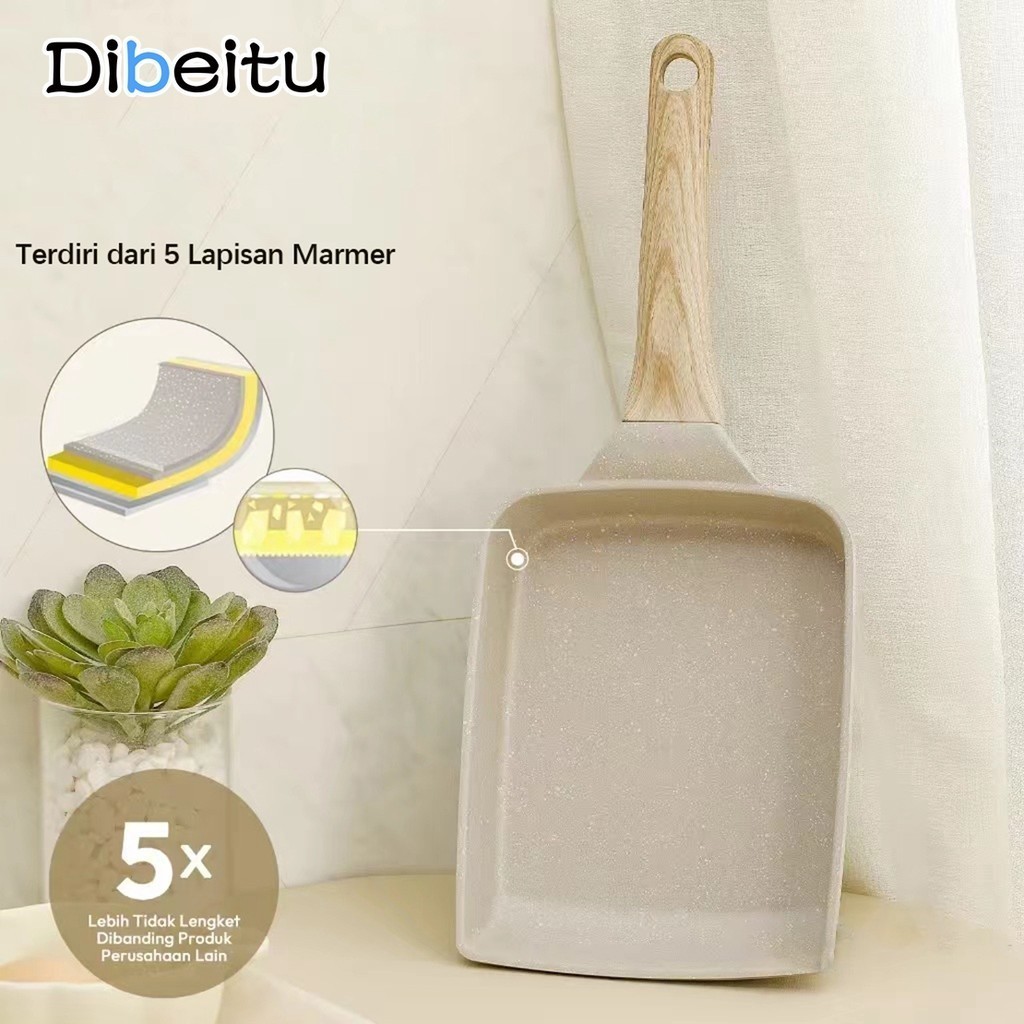 BN33D Tamagoyaki Panci Wajan Penggorengan Telur Anti Lengket Omelette - BAYAR DI TEMPAT [COD] [GRATI