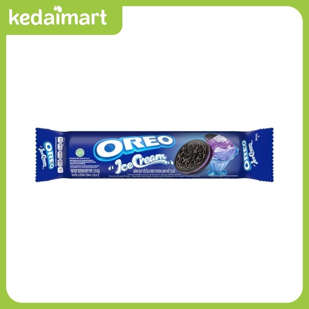 

Oreo Biskuit Ice Cream Blueberry 119.6 Gram