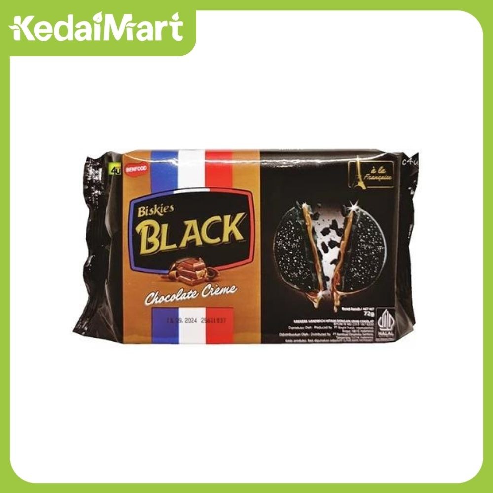 

Biskies Black Crackers Sandwich Choco 72 Gram