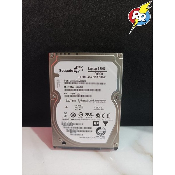 Hardisk Hdd Internal Laptop 1 TB Merk Seagate SSHD mantap Tipe SSHD