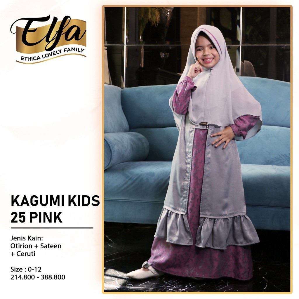 ETHICA KAGUMI GAMIS KIDS 25 PINK