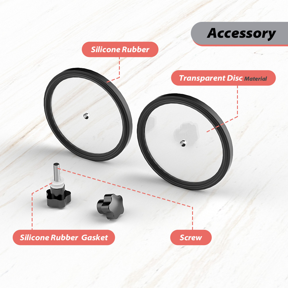 

Vinyl Record Label Saver Waterproof Transparent Vinyl Record Cleaning Protective Clip Clamp Diameter for 12inch