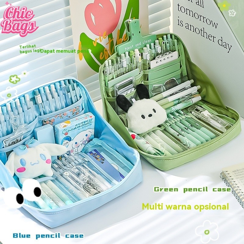 

Chicbags-[READY]Hadiah Lebaran Transparan Tempat Pensil Berkapasitas Pencil Case Large Tempat Pensil Transparan Kotak Pensil kotak alat tulis pensil cantik Hadiah untuk anak-anak tas penyimpanan kosmetik