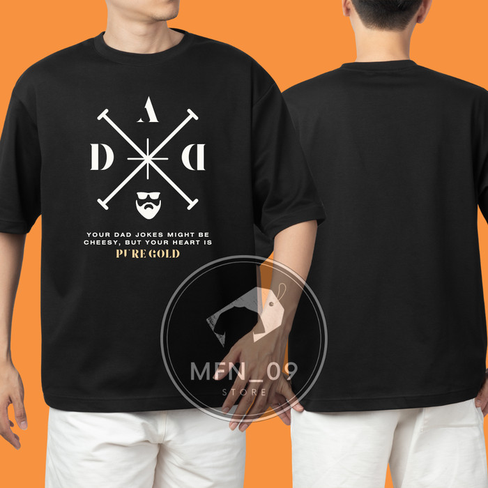 Kaos Pria Tshirt Baju Casual Distro Kandaki "Dad Jokes" #Code: K1000055