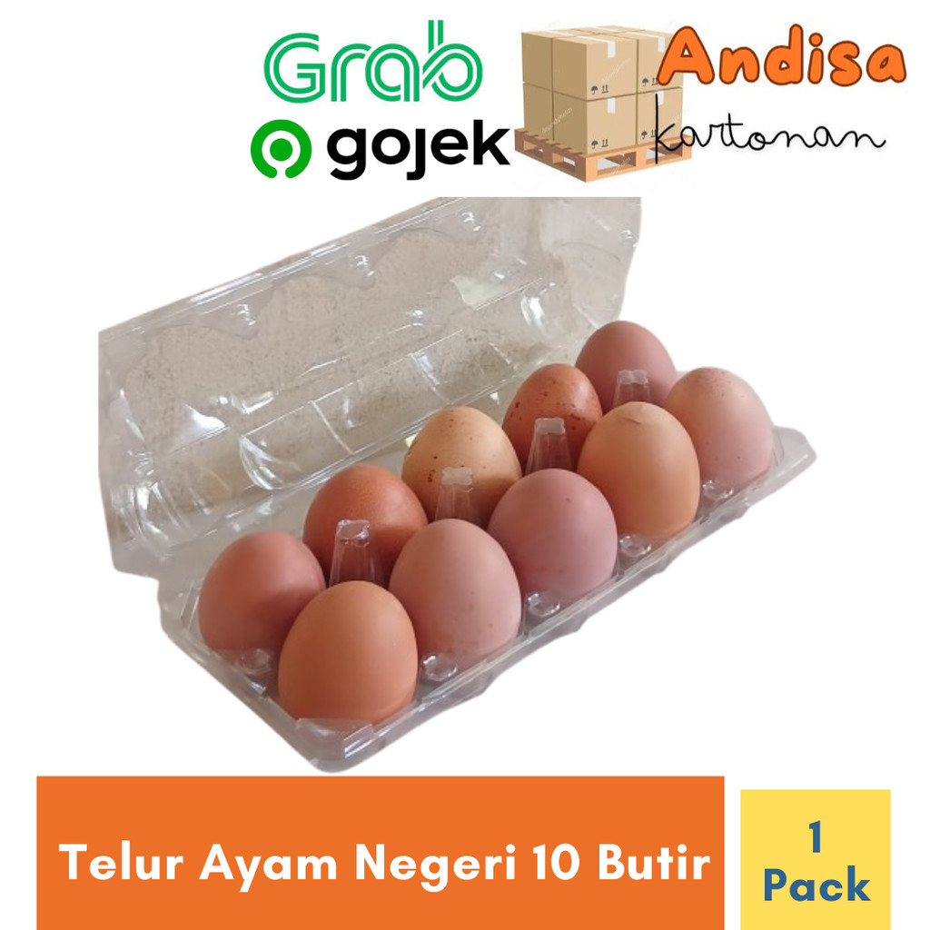 

Telur Ayam Negeri Pack Isi 10 Butir - Instan Only