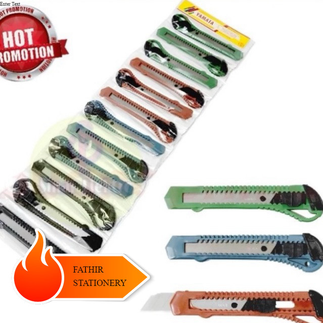 

Pisau Cutter Tajam - 12 pcs