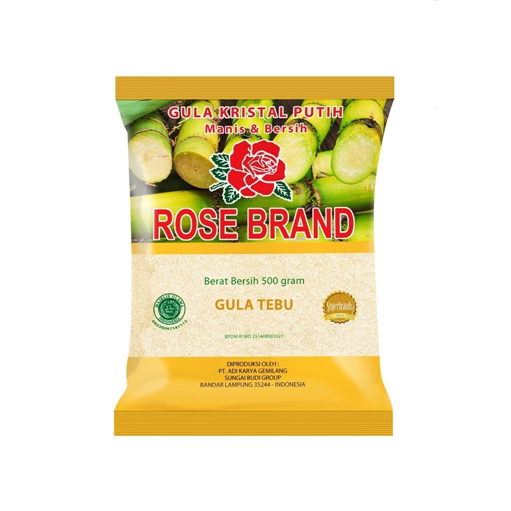 

JOSCELLY.ID ROSE BRAND Gula Kristal Kuning 1kg / 1 kilogram