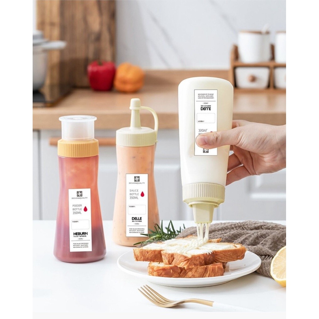

DELLE Botol Sauce tomat Ketchup Salad Dressing Jam Honey anti tumpah