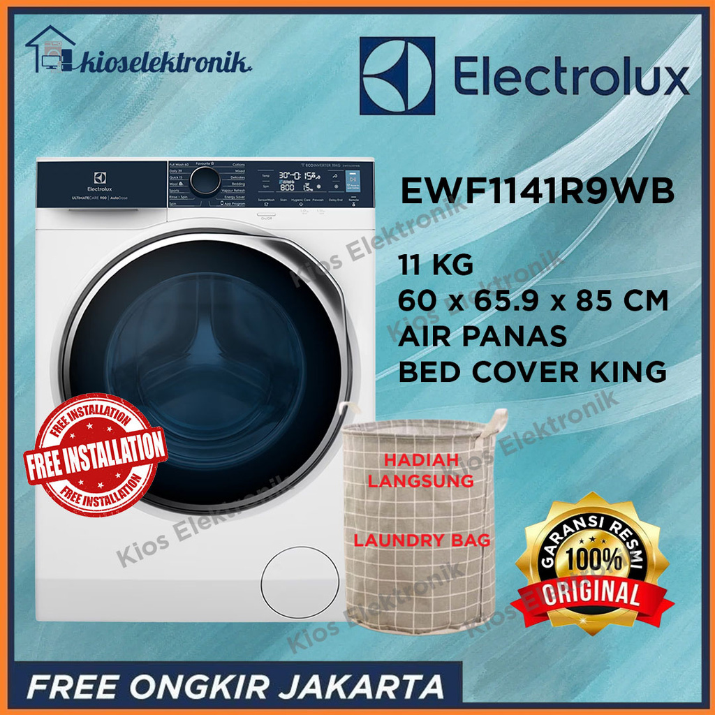 Electrolux EWF1141R9WB Mesin Cuci Front Loading 11 kg EWF 1141 R9WB