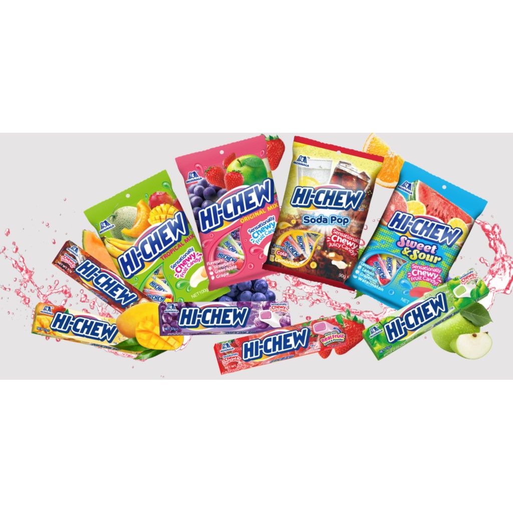 

Morinaga / Hi-Chew / Permen Kunyah seperti permen karet Khas Jepang