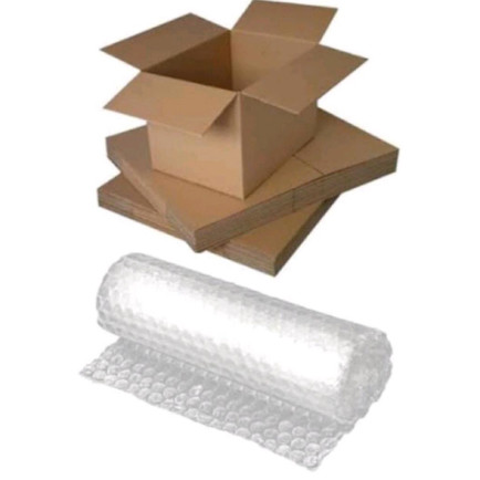 

Dus packing tambahan + bubble wrap