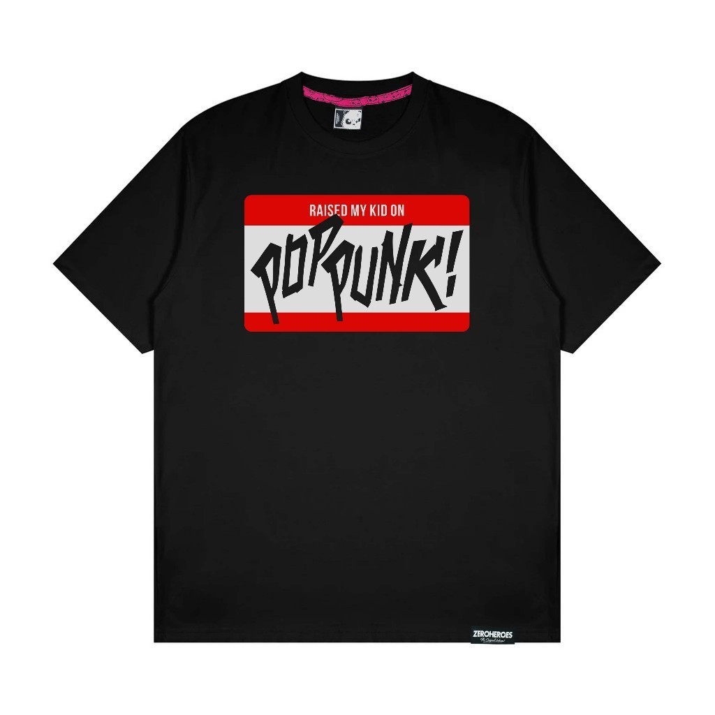 Kaos Lengan Pendek Tshirt POPPUNK Series 1 T shirt Distro Cowok Cewek Baju Kaus Pria Wanita Original