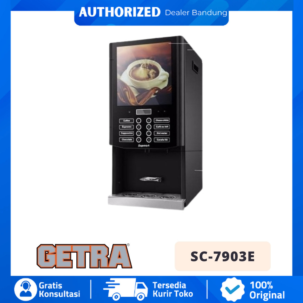 GETRA SC 7903E SC-7903E DISPENSER MESIN KOPI INSTAN COFFEE MIX DISPENSER