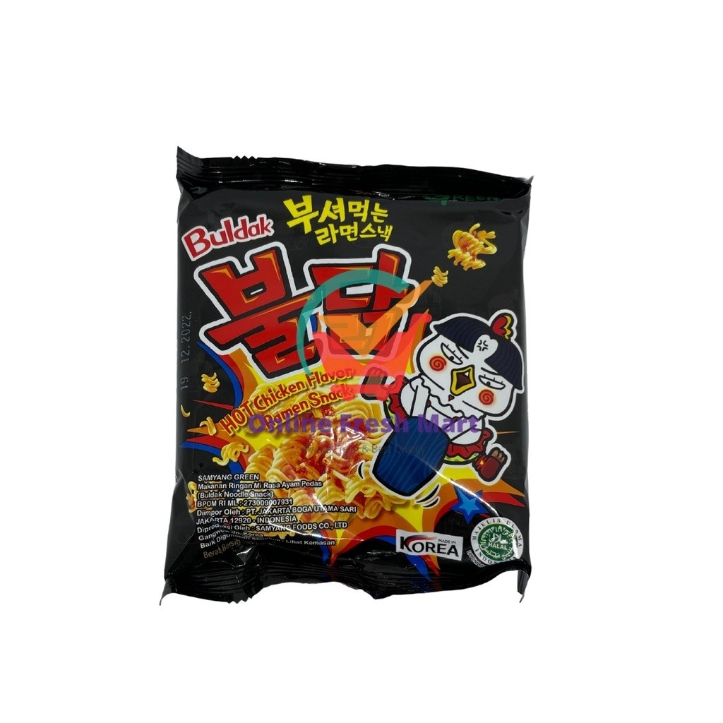 

Samyang Snack Crispy Noodle Mie Kremes Buldak 90g - Online Fresh Mart Denpasar