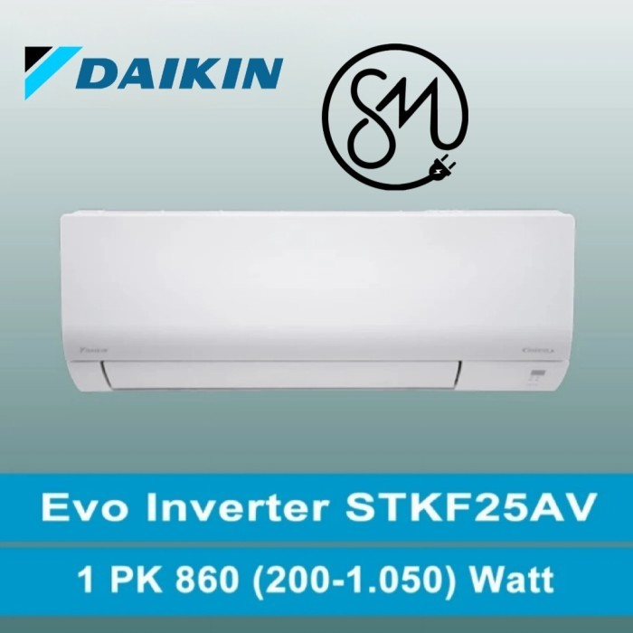 AC Daikin 1 PK STKF-25AV Malaysia Evo Inverter FTKF25AV14