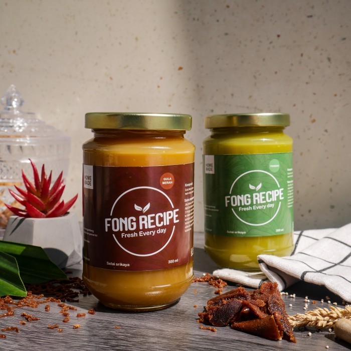 

[BEST] Selai Srikaya Rasa Pandan & Gula Merah Homemade Fresh Telur Kampung - S, Pandan