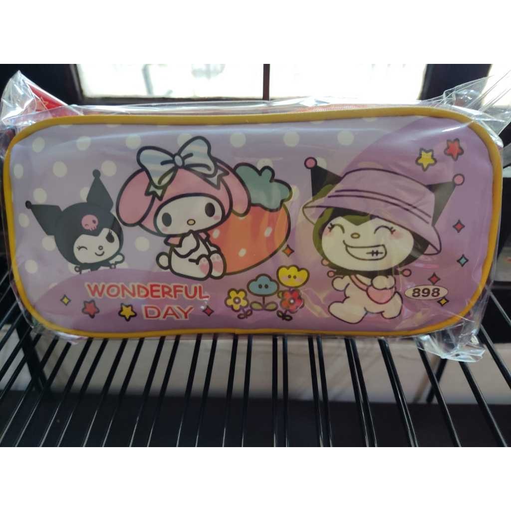

GYBR Tempat pensil kotak pensil kain anak perempuan cewek kuromi sanrio cinnamorol hello kitty