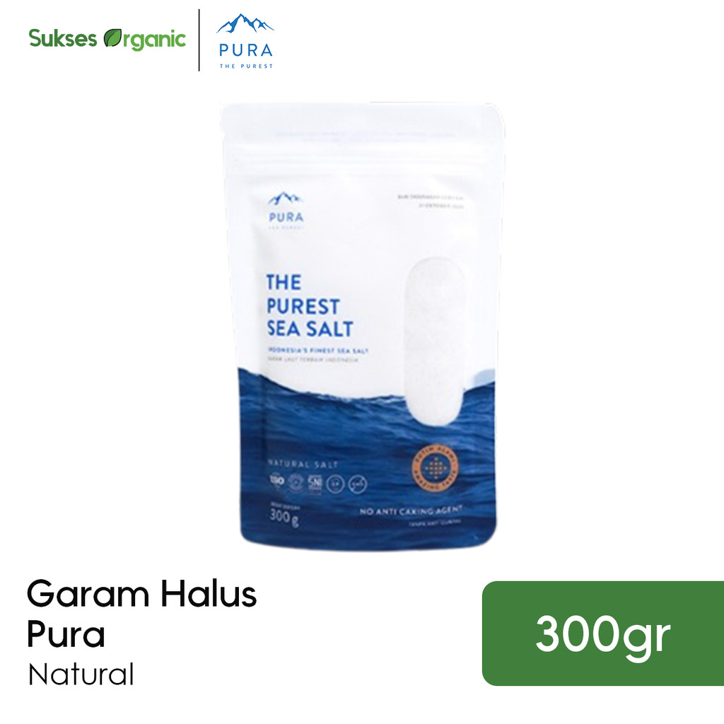 

Garam HALUS Murni FINE Sea Salt PURA 300gr