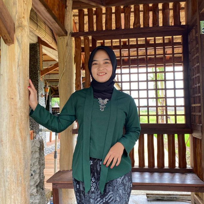 Kebaya Kutu Baru Polos Katun Kebaya Lengan Panjang Kebaya Moderen Kebaya Kartini kebaya wisuda