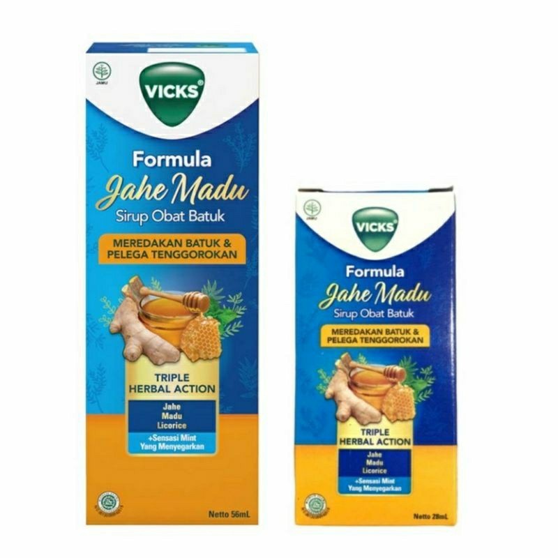 Vicks Formula Jahe Madu Sirup 56 ML 28 ML