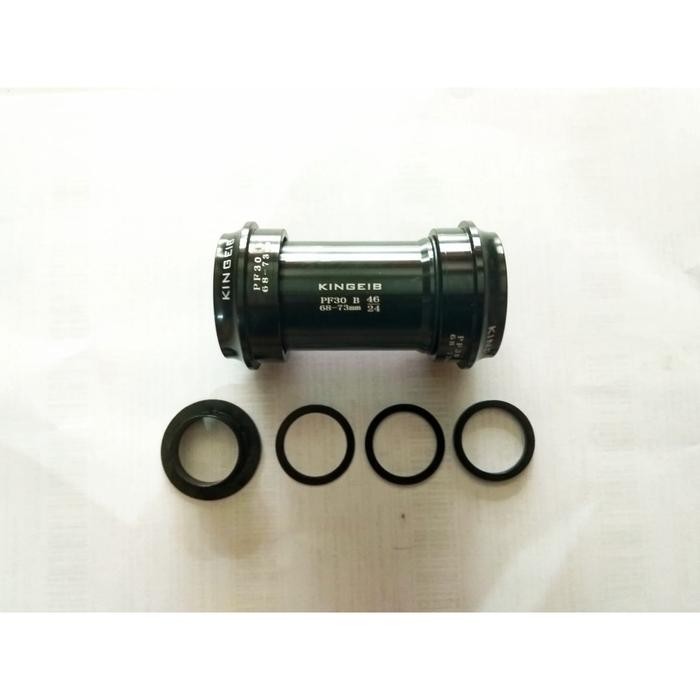 BB  PF30 to 24mm  PRESS FIT AXLE  PF 30 Adaptor BB30 to Spindle 24 46 mm AXIS merk KING BIKE BEARING
