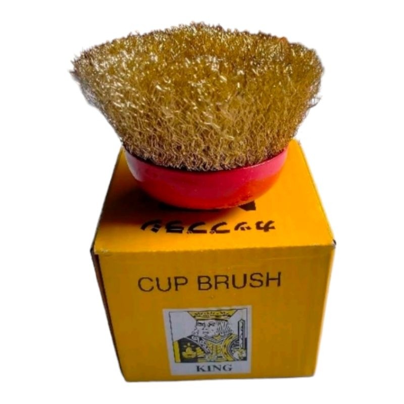 sikat baja mangkok king sikat kawat kuningan sikat kawat gerinda mangkok