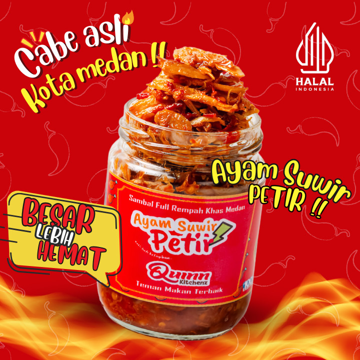 

QUINN of Spicy Ayam Suwir Petir - Sambal Pedas by Kitchen Medan