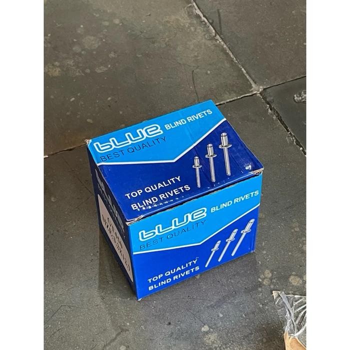BLUE PAKU RIVET UKURAN 440 450 540 550 1 KOTAK