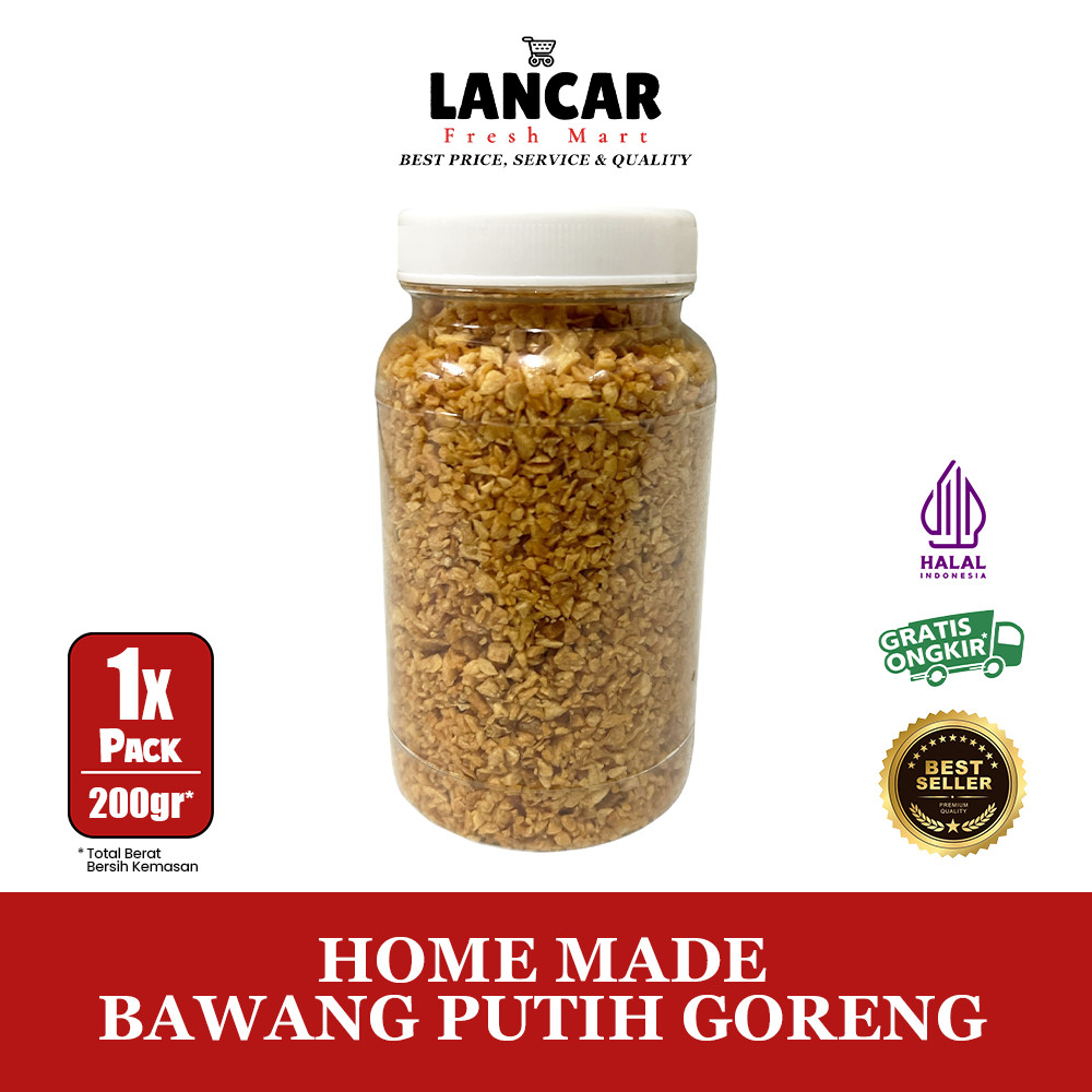 

HOME MADE BAWANG PUTIH GORENG 200GR