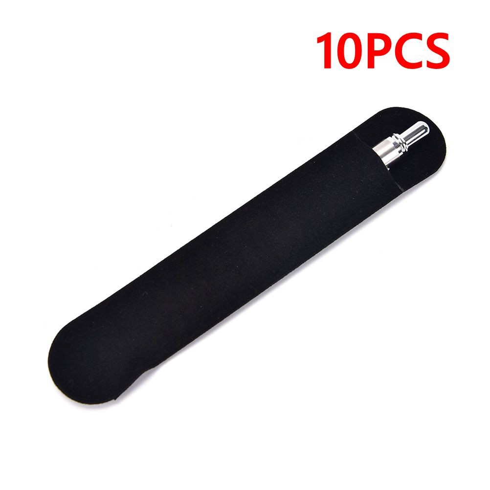 

10 Pcs Velvet Pen Pouch Fountain Pen Case Single Pencil Bag Retro Fountain Pen Holder