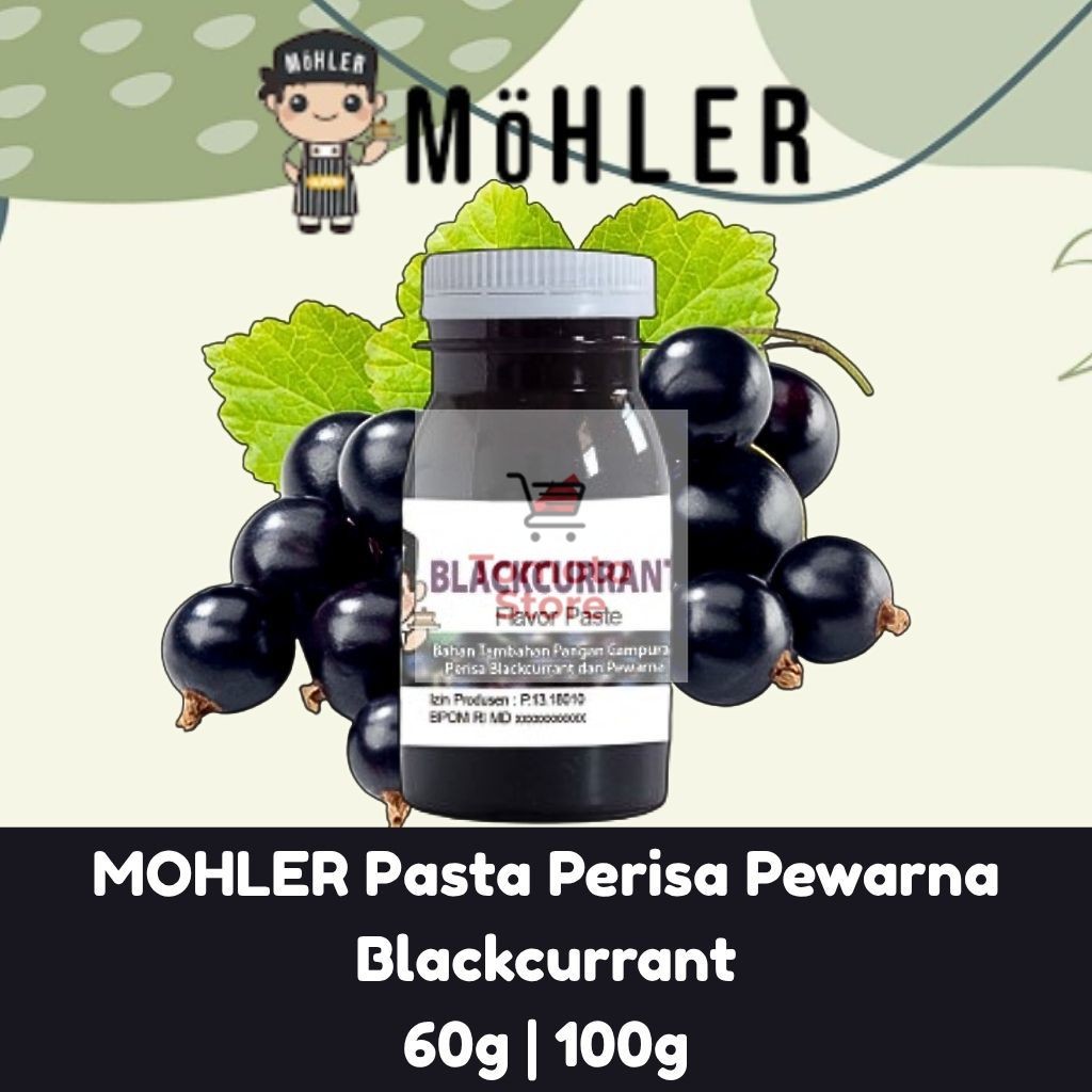 

✨ TOMOTOSTORE ✨ MOHLER Pasta Perisa Pewarna Blackcurrant