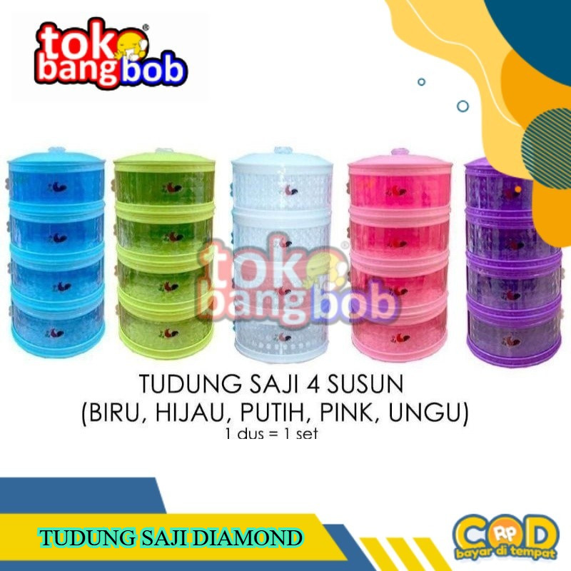 TUDUNG SAJI DIAMOND AYAM JAGO 4 SUSUN