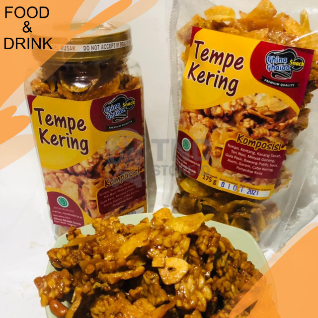 

Makanan - Tempe Kering Toples