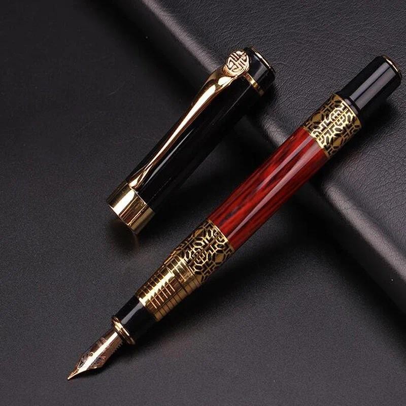 

1PC Engraving Pen Fountain Ink Luxury Premium Elegant School Supplies Writing Stationary Creative Writing For Teacher Gifts