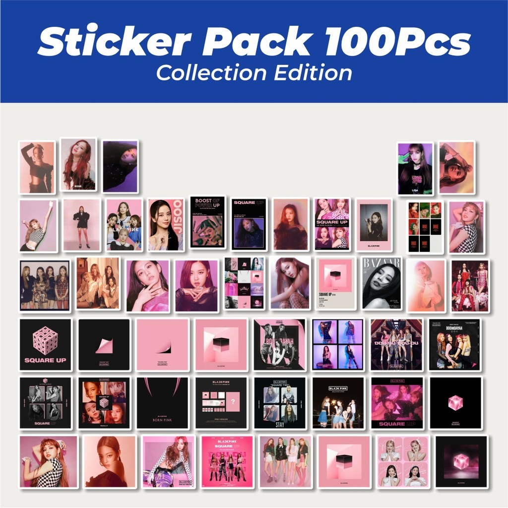 

Hot Stiker Album Girl Band Black Pink Lucu Anti Air Stikers Berperekat Waterproof Sticker Decal Buat Motor Helm Buku Journal Koper Casing HP Laptop Botol Minum