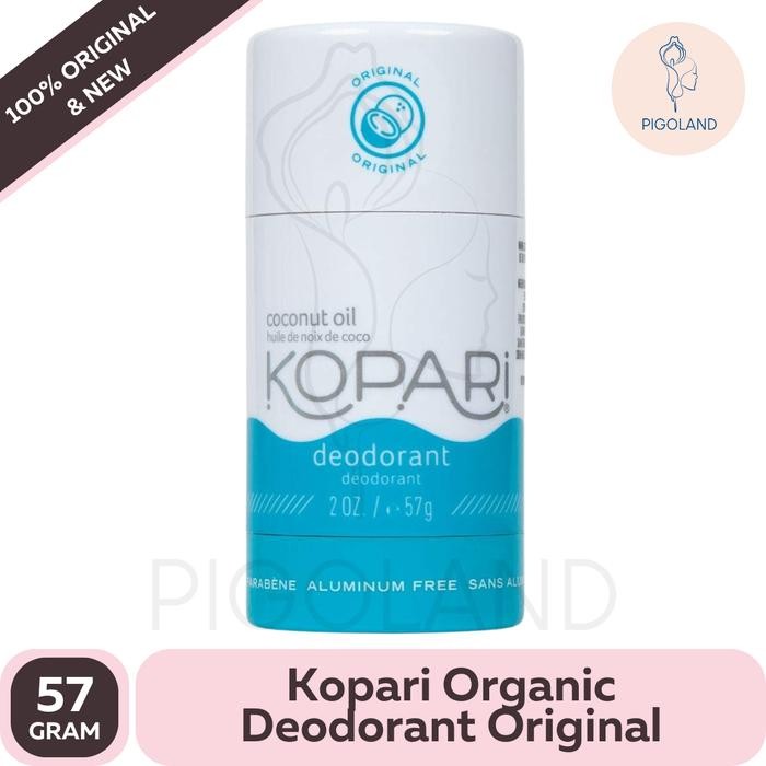 Kopari Organic Deodorant Charcoal Beach Gardenia Tropical Coastal CBD - Original