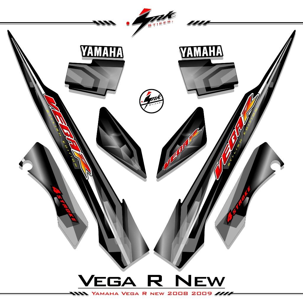 Striping Vega R New Stiker Vega R New 2008 2009 Sticker Vega Stiker Vega R New