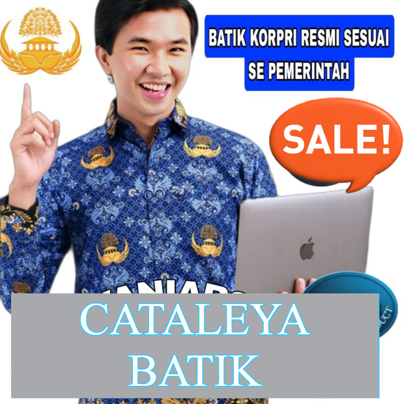 RESMI  Baju Seragam Korpri Sesuai SK PP lapis furing kain c40s Sritex