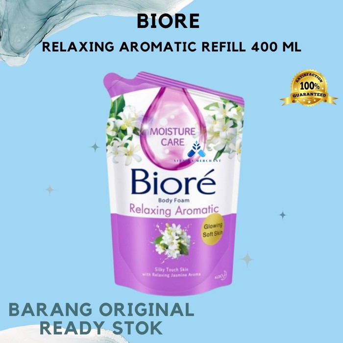 Biore Beauty Sabun Mandi Cair Relaxing Aromatic Refill 400 ml - vm2