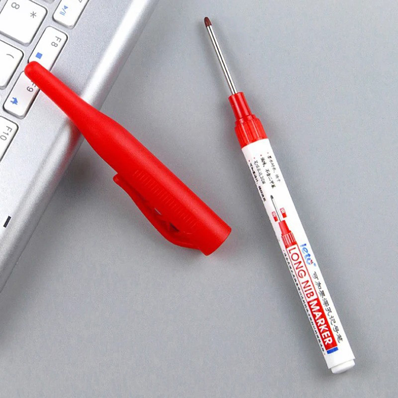 

Spidol Long Nib Marker Quick Dry Waterproof Oil Based - PM-318