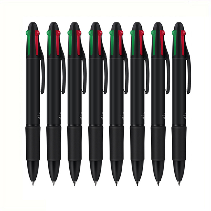 

Multicolored Ballpoint Pen 0.7mm Retractable Colorfed Pen 4 in 1 ink Pen for Drawing Writing Office,Student Supplies