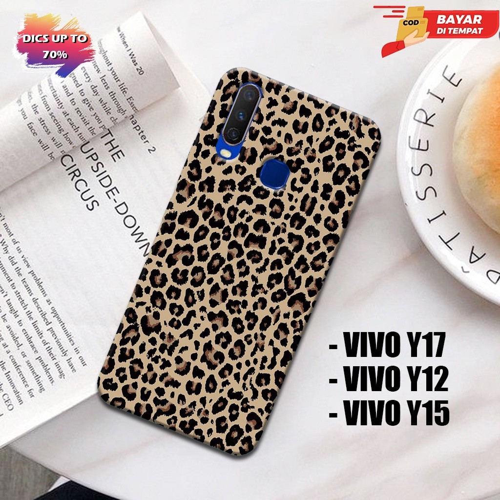 Case Hp Vivo y17/y12/y15  -  Casing Hp Vivo y17/y12/y15  -  Elzora.id - Fashion Case  leopard - Case