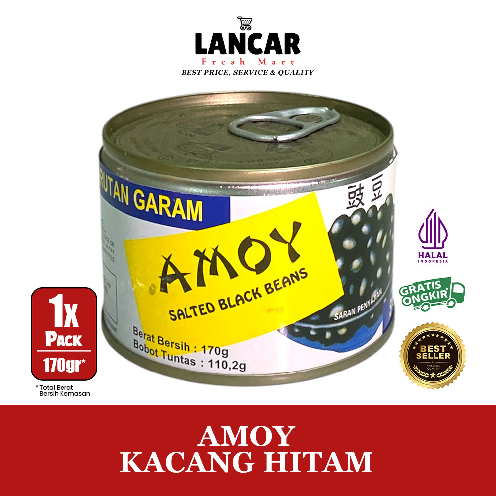 

AMOY TAUSI 170GR/ AMOY KACANG HITAM 170GR/ AMOY BLACKED BEAN 170GR