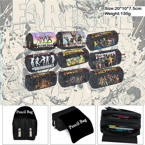 

Anime Bags Game Cosplay Pencil Case Large Capacity Stationery Box Students School Pen Pouch Bags Toys Bags