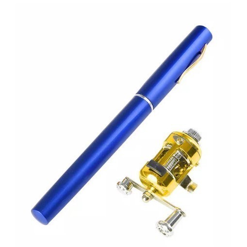 Joran Kail Alat Pancing mini Pulpen Mini Fishing Rod Pena Portable