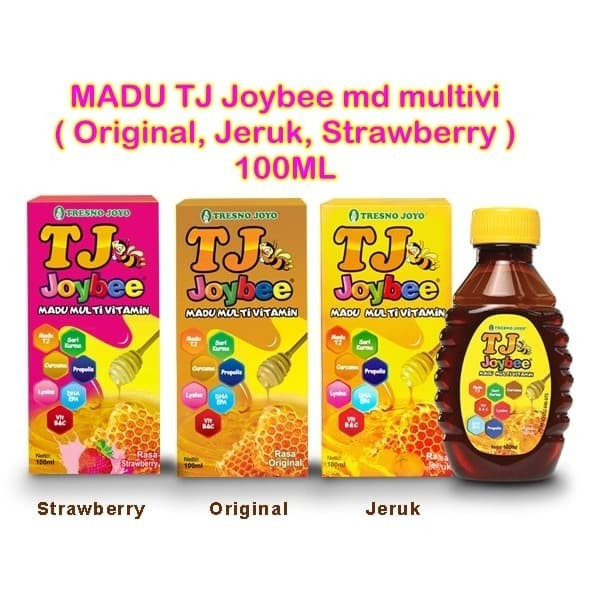 

Madu Tresno Joyo TJ JoyBee 100ml Madu Plus Kaya Multivitamin Anak