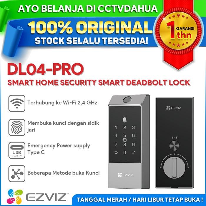 

EZVIZ DL04-PRO SMART HOME SECURITY SMART DEADBOLT LOCK