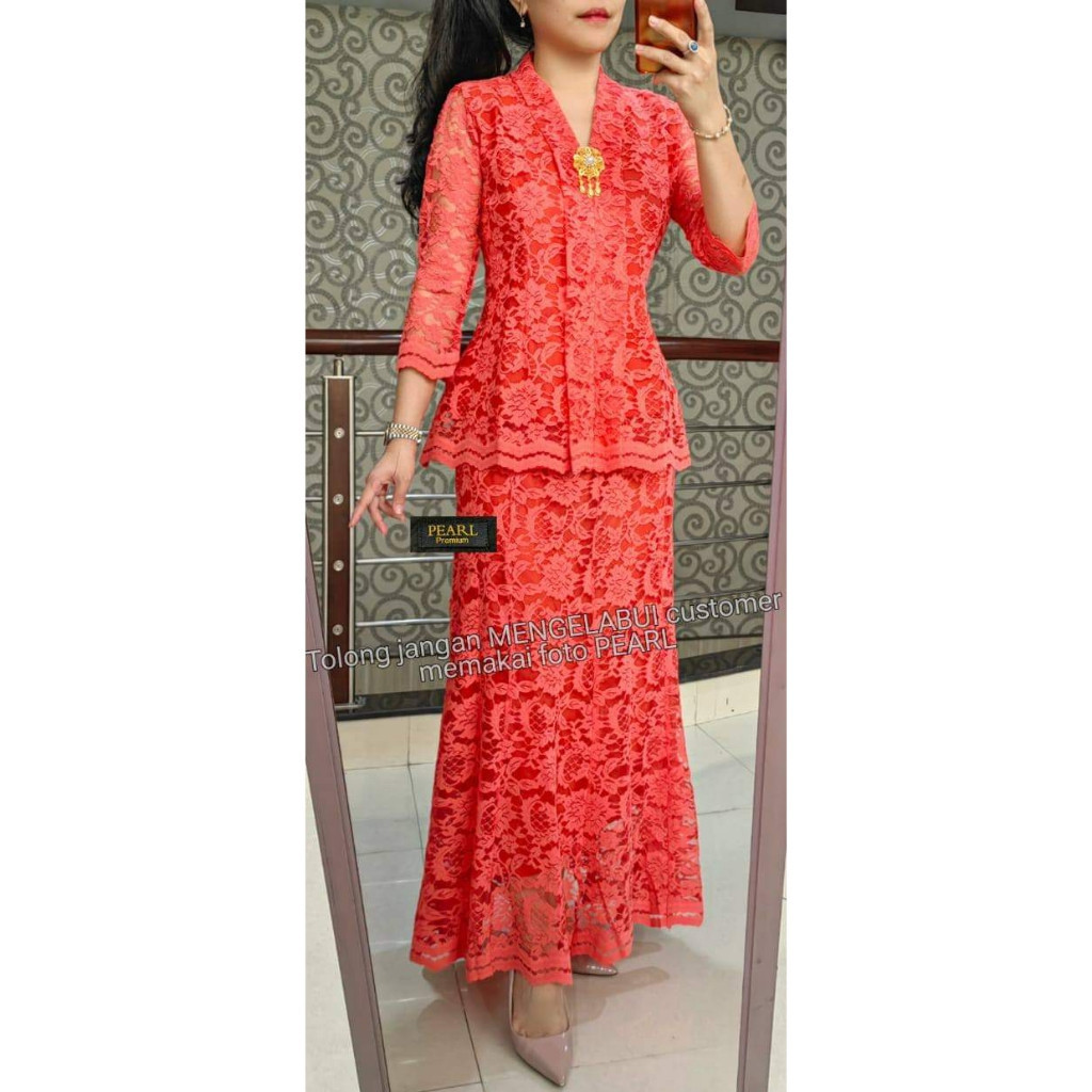 BM SET ROK KARTINI/BAJU STELAN BROKAT