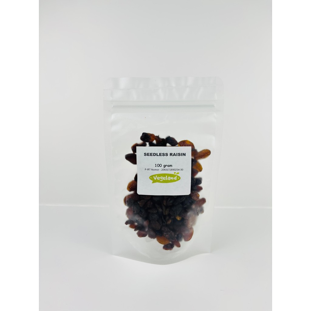 

Vegeland Seedless Raisin 100Gr Kismis Kering