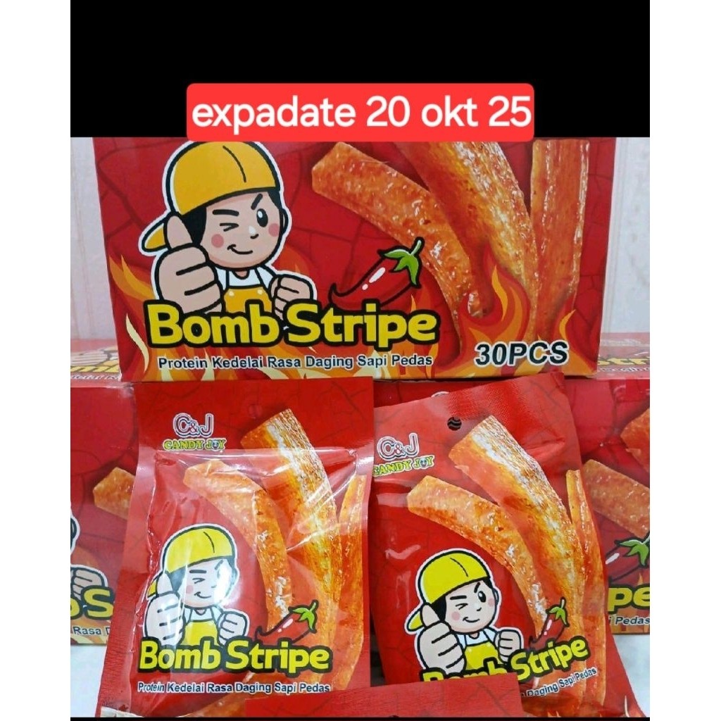 

SNACK KEMBANG TAHU NEW CJ BOMB (1 BOX 30 PCS)camilansnacklatiao
